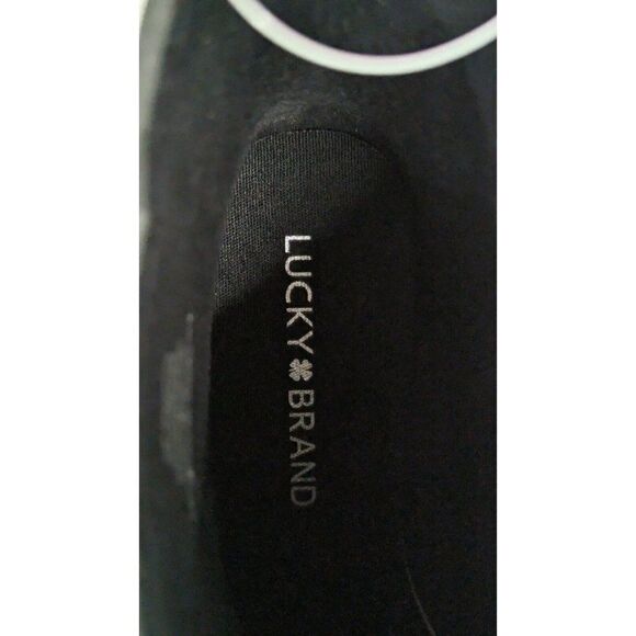 Lucky Brand Bunita Womens Sz 10M Black Side Zip Round Toe Block Heel Rain Boots - Picture 8 of 11